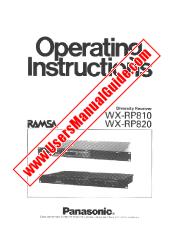 View WX-RP820 pdf RAMSA - Operating Instructions