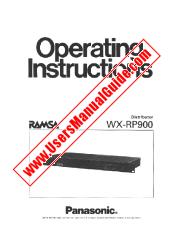 Ver WX-RP900 pdf RAMSA - Instrucciones de funcionamiento