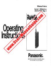 Ver WX-RP921 pdf RAMSA - Instrucciones de funcionamiento