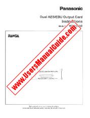 Vezi WZ-AESAD pdf Ramsa Instrucțiuni