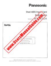 Vezi WZ-AESDA pdf Ramsa Instrucțiuni