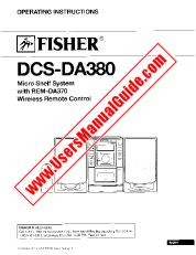 Vezi DCSDA380 pdf Proprietarii Manual