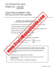 Ver LNSS01 pdf El manual del propietario