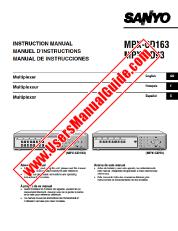 Voir MPXCD163 pdf Manuel d'utilisation