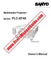 View PLCXF40 pdf Owners Manual