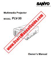Ver PLV30 pdf El manual del propietario