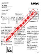 Ver SR2406 pdf El manual del propietario