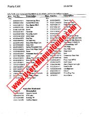 Vezi SR2570M pdf Lista de piese