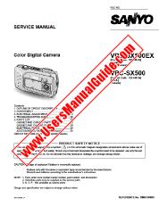 Vezi VPCSX500 pdf Manual de service