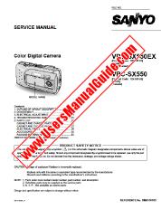 Vezi VPCSX550 pdf Manual de service
