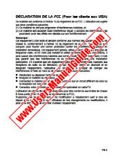 Visualizza VPCS500 (French) pdf Manuale del proprietario