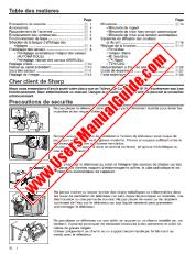 Ver 20AG1-F pdf Manual de operaciones, extracto de idioma francés.
