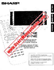 View 28/32JW-74E pdf Operation Manual, extract of language German