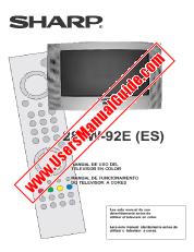 Voir 28LW-92E pdf Manuel d'utilisation, extrait de langue espagnole
