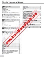 Ansicht 29K-FD1SA pdf Bedienungsanleitung, Auszug aus Sprache Französisch