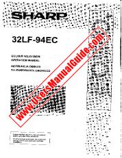 View 32LF-94EC pdf Operation Manual, extract of language English