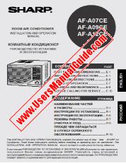 Voir AF-A07CE/A09CE/A12CE pdf Operation-Manual, Anglais Russe