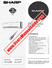 Ver AH-A24FEF pdf Manual de Operación, Inglés