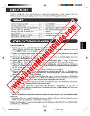 Ver AH-M098E pdf Manual de Operación, Alemán