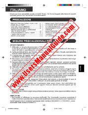 Vezi AH-M098E/AY-M09AE pdf Manual de utilizare, italiană