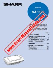 Voir AJ-1100 pdf Manuel d'utilisation, italien