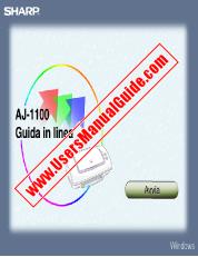 View AJ-1100 pdf Operation Manual, Online-Guide, Windows, Italian