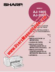 Visualizza AJ-1800/2000 pdf Manuale operativo, spagnolo