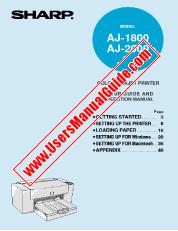 View AJ-1800/2000 pdf Operation Manual, English