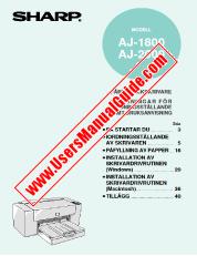 Vezi AJ-1800/2000 pdf Manual de utilizare, suedeză