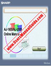 Vezi AJ-1805/2005 pdf Manualul de utilizare, Ghidul Online, Windows, engleză