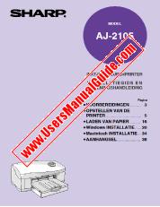 Ver AJ-2105 pdf Manual de operación, holandés