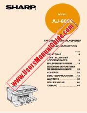 Voir AJ-6000 pdf Manuel d'utilisation, l'allemand