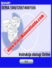 Ver AL-1045/1255/1456/1555 pdf Manual de operación en línea para AL-1045/1255/1456/1555, polaco