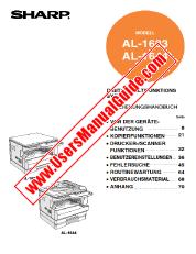 Visualizza AL-1633/1644 pdf Manuale operativo, fotocopiatrice, tedesco