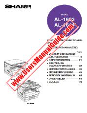 Ver AL-1633/1644 pdf Manual de operación, copiadora, holandés
