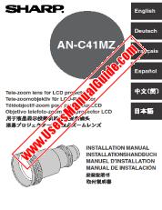 Ver AN-C41MZ pdf Manual de instalación de lentes Tele-Zoom