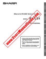Ver AN-LS1 pdf Ethernet a RS-232C Convertidor de red Manual de operación