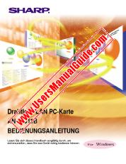 Ansicht AN-WC11B pdf Bedienungsanleitung, Wireless LAN PC-Card, deutsch