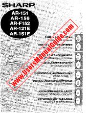 Ver AR-121E/151E/151/F152/156 pdf Manual de operación, francés, holandés