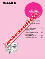 Ansicht AR-201 pdf Bedienungsanleitung, deutsch