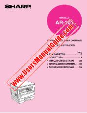 Ansicht AR-201 pdf Bedienungsanleitung, Italienisch