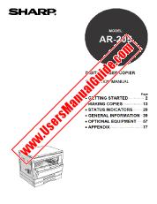 Visualizza AR-205 pdf Manuale operativo inglese