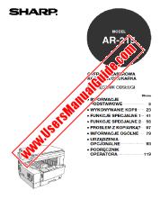 View AR-215 pdf Operation Manual, Polish