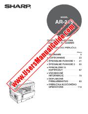 View AR-215 pdf Operation Manual, Slovak
