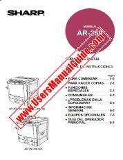 Ansicht AR-250 pdf Bedienungsanleitung, Spanisch