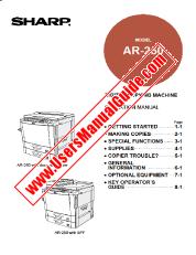 Visualizza AR-250 pdf Manuale operativo inglese