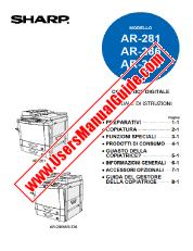 Vezi AR-281/286/336 pdf Manual de utilizare, italiană