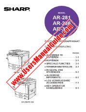 View AR-281/286/336 pdf Operation Manual, Dutch
