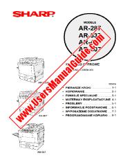 View AR-287/337/407/507 pdf Operation Manual, Polish