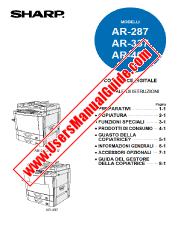 View AR-287/337/407 pdf Operation Manual, Italian